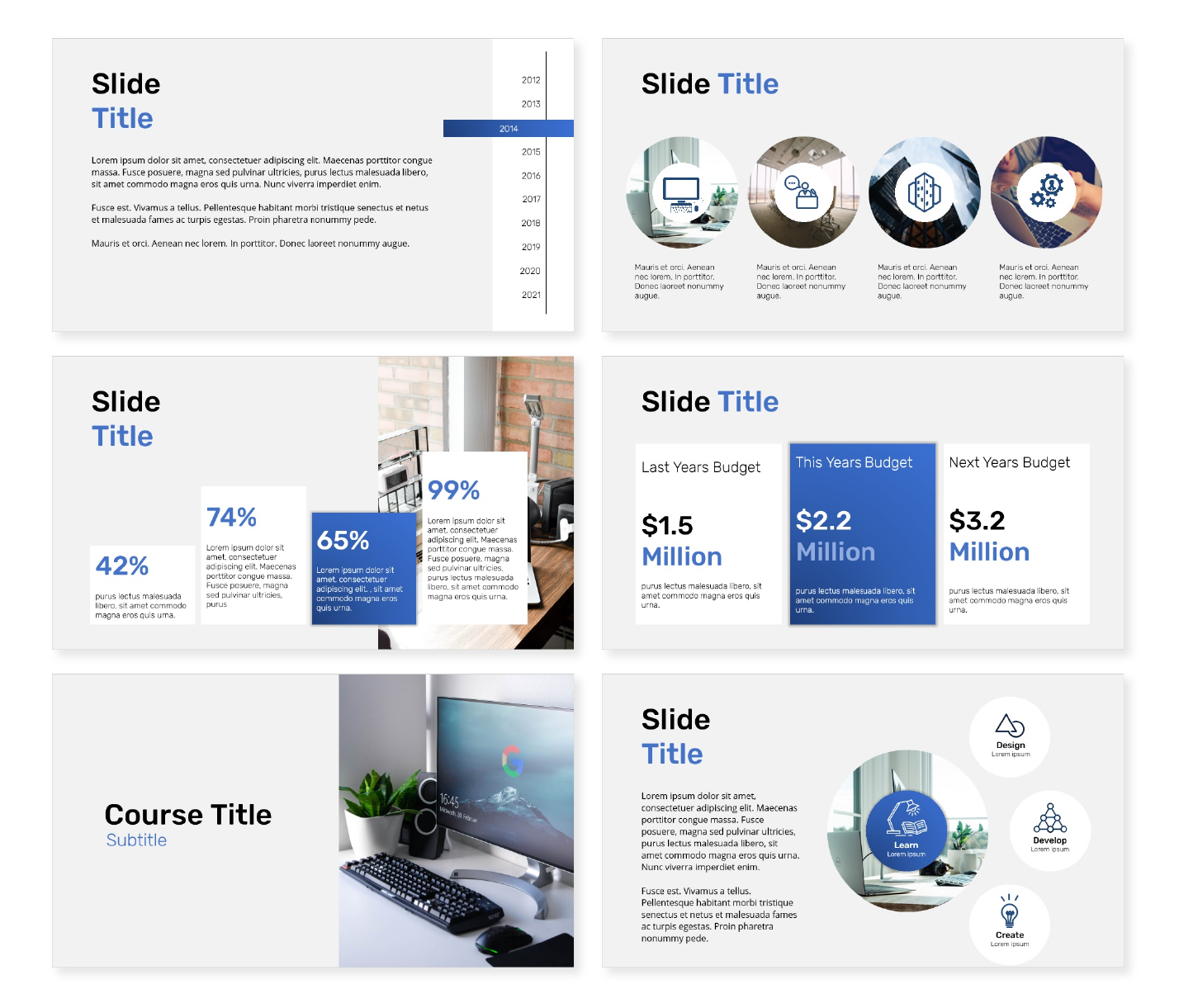 Articulate Storyline templates preview